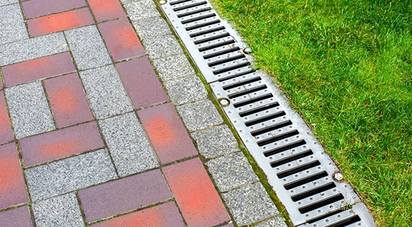 A Long Outdoor Drainage in Bathurst, NSW