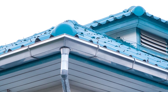 Roof Corner of a House With Gutters in Bathurst, NSW