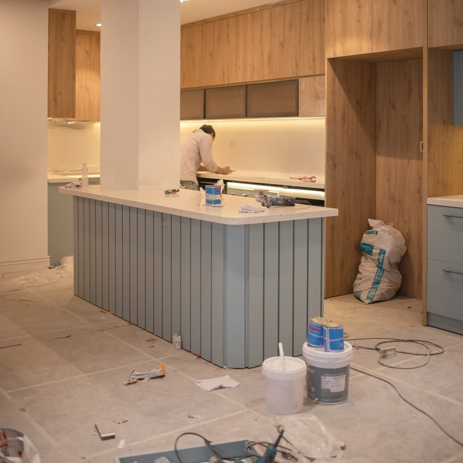Kitchen Renovation In Progress in Bathurst, NSW